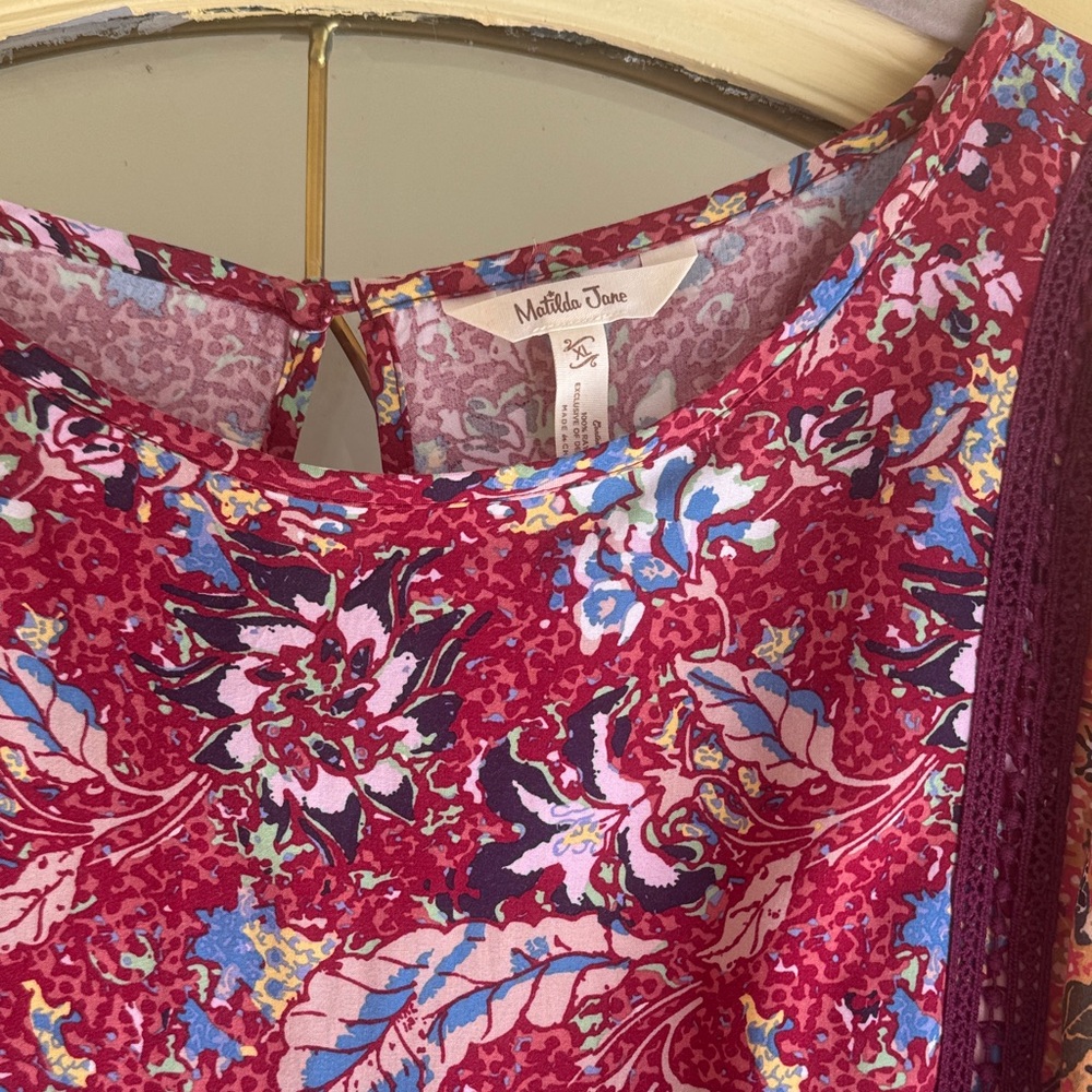 Matilda Jane Floral Multicolor Dress - Picture 3 of 4